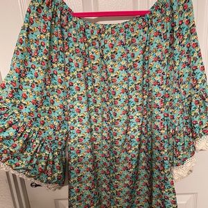 Off the shoulder Prairie Dress #cottagecore